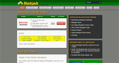 Desktop Screenshot of blackjackgames.com